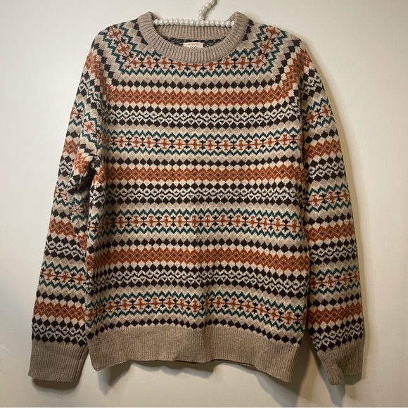 J. Crew Other - J. Crew Fair Isle Lambswool Crewneck